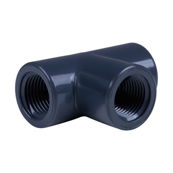 horizontal view of tee fitting
